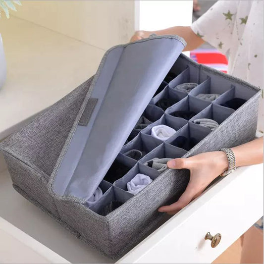Underwear Socks Organizer With Lids Foldable