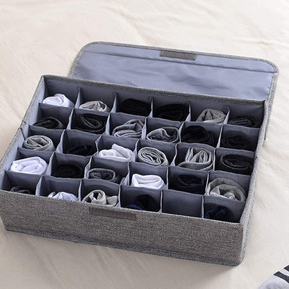 Underwear Socks Organizer With Lids Foldable