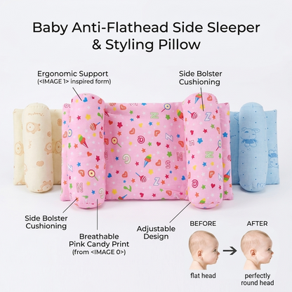 Soft Baby Head Support Pillow