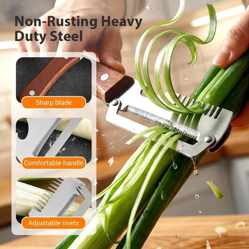 3in1 Peeler Knife Stainless Steel