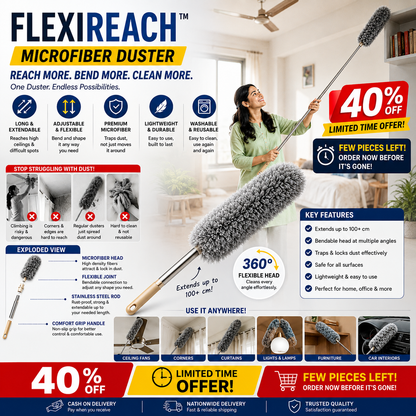 FlexiReach™ Microfiber Duster