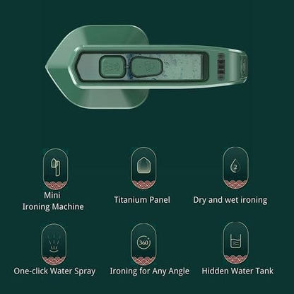 Portable Mini Iron - Wet & Dry Ironing