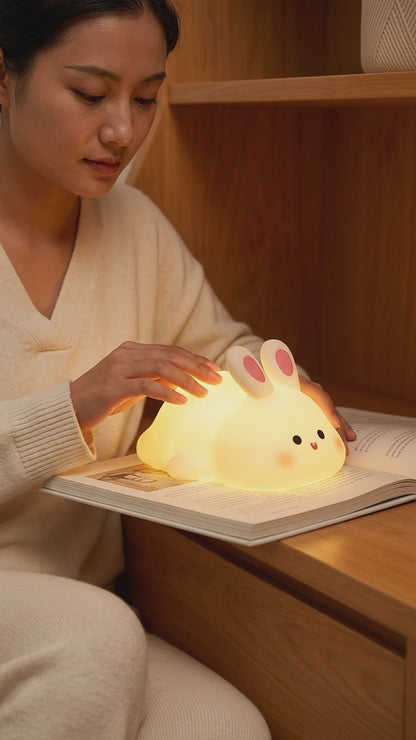 Cute Rabbit Silicone Lamp